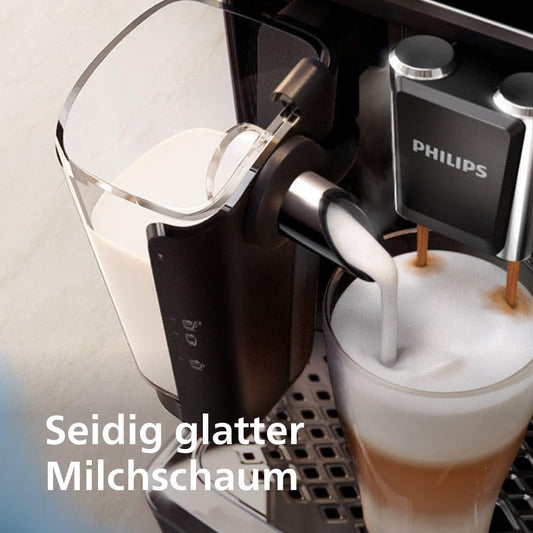 Serie 5400 (EP5441/50)–Genießen Sie 12 Getränke,schnell reinigendes LatteGo,intuitives TFT-Display,anpassbare Kaffeeeinstellungen,erstklassiges Küchendesign