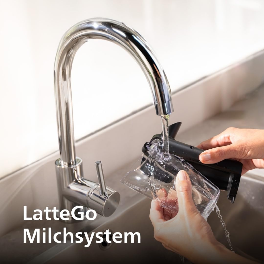 Serie 5400 (EP5441/50)–Genießen Sie 12 Getränke,schnell reinigendes LatteGo,intuitives TFT-Display,anpassbare Kaffeeeinstellungen,erstklassiges Küchendesign